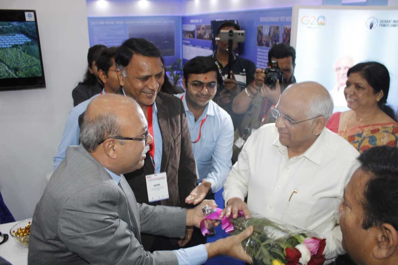 Honorable CM Gujarat visits at GIPCL Stall at VCCI Expo 2023_3